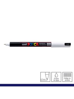 CANETA POSCA PC-1MR BRANCA - UNI-BALL