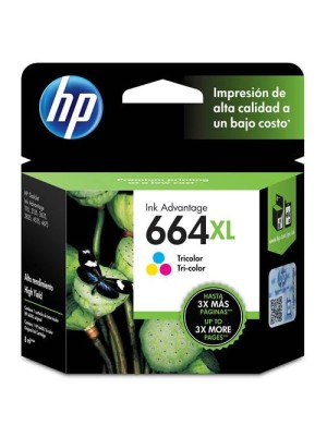 CARTUCHO 664XL COLORIDO - HP
