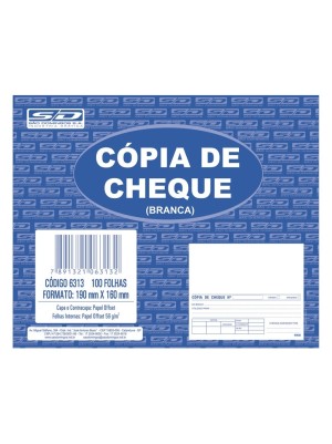 CÓPIA DE CHEQUE - 100FLS - SÃO DOMINGOS