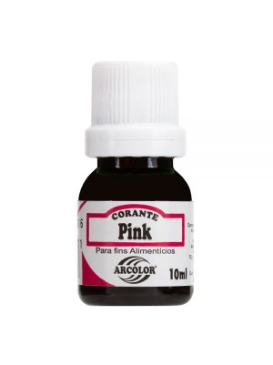 CORANTE LÍQUIDO PINK - 10ML - ARCOLOR