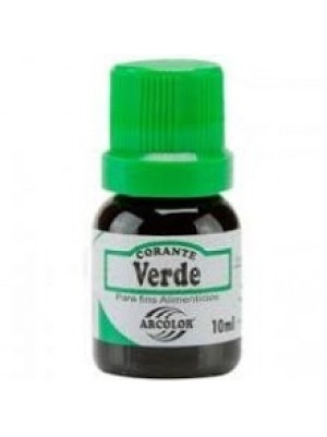 CORANTE LÍQUIDO VERDE - 10ML - ARCOLOR