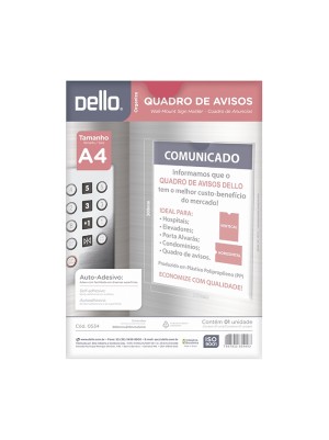 QUADRO DE AVISOS A4 - DELLO