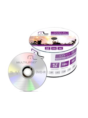 DVD-R DV061 - 50UN - MULTILASER