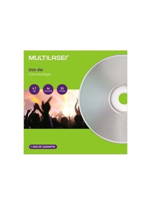 DVD-RW COM ENVELOPE DV064 - MULTILASER